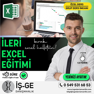İLERİ EXCEL EĞİTİMİ